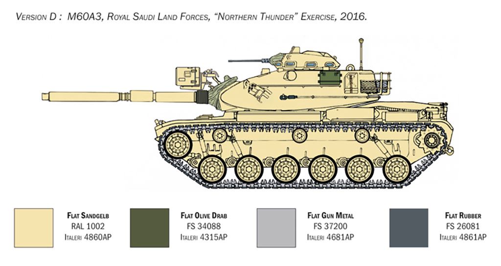 Italeri M60A3
