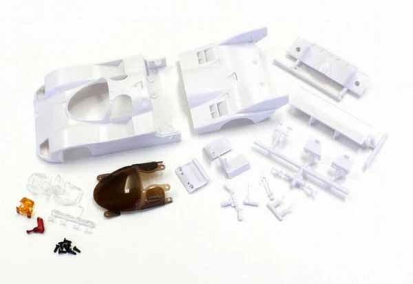 Kyosho Mini-Z Porsche 962 C Coupe Lh White Body Set + 2Wd Rims