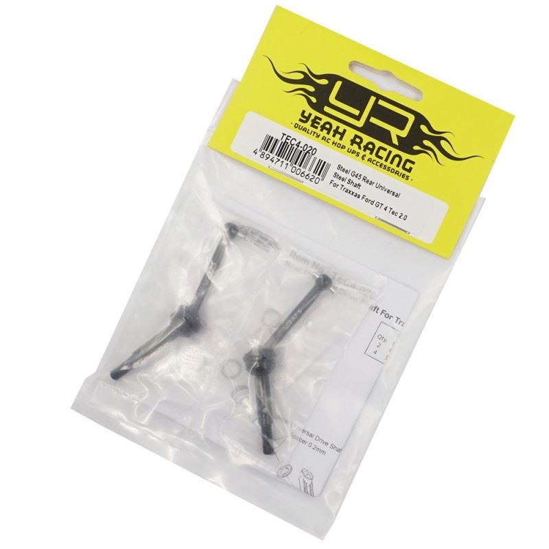 Yeah Racing Steel G45 Rear Universal Shaft For Traxxas Ford GT 4 Tec 2.0