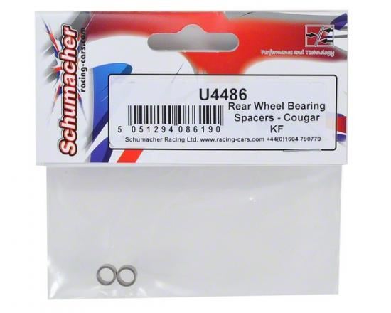 Schumacher Rear Wheel Bearing Spacers - Cougar KF