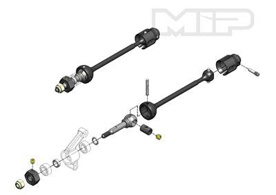 MIP Race DUTY CVD Kit - Rear - Trx/Stampede