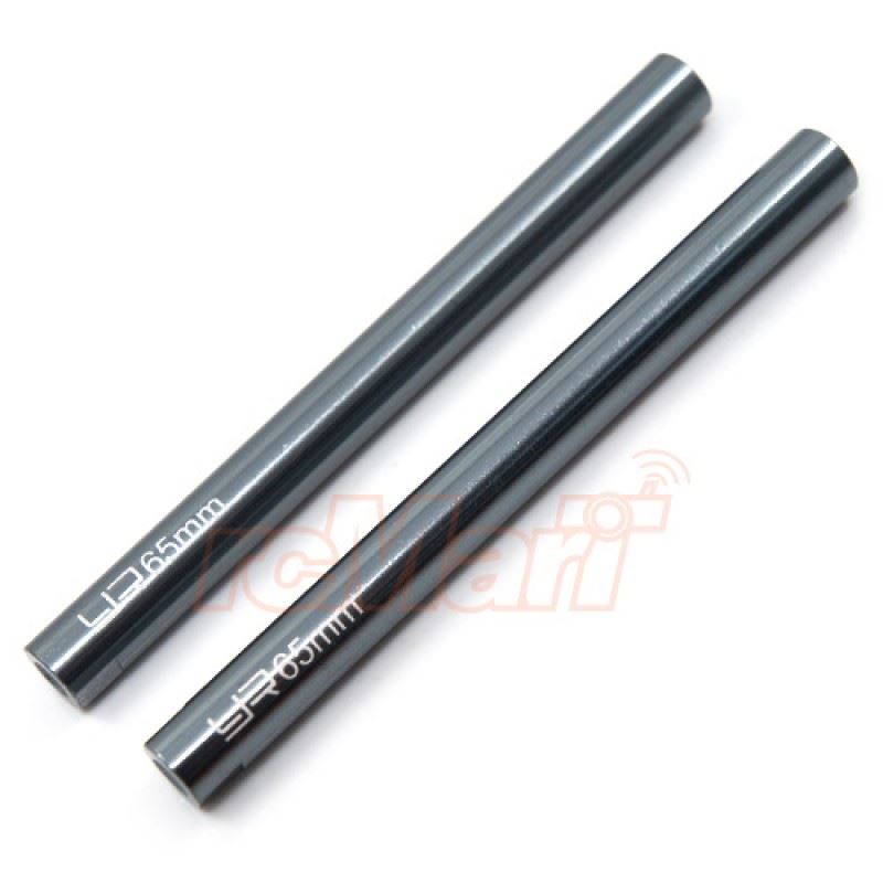 Yeah Racing Threaded Aluminum M3 Link Pipe 6x65mm 2pcs GunMetal