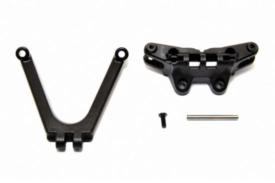 HOBAO MT REAR CHASSIS BRACE & MOUNT