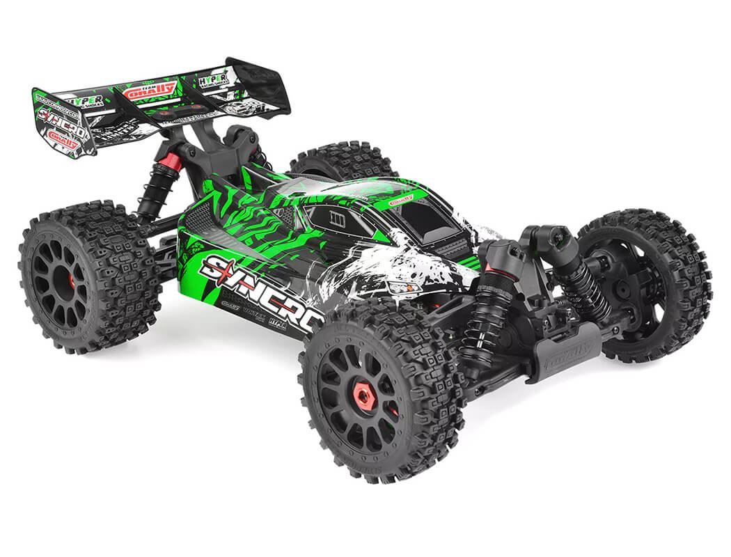 Corally Syncro-2 1/8 Brushless 3-4S Basher Buggy Rtr - Green