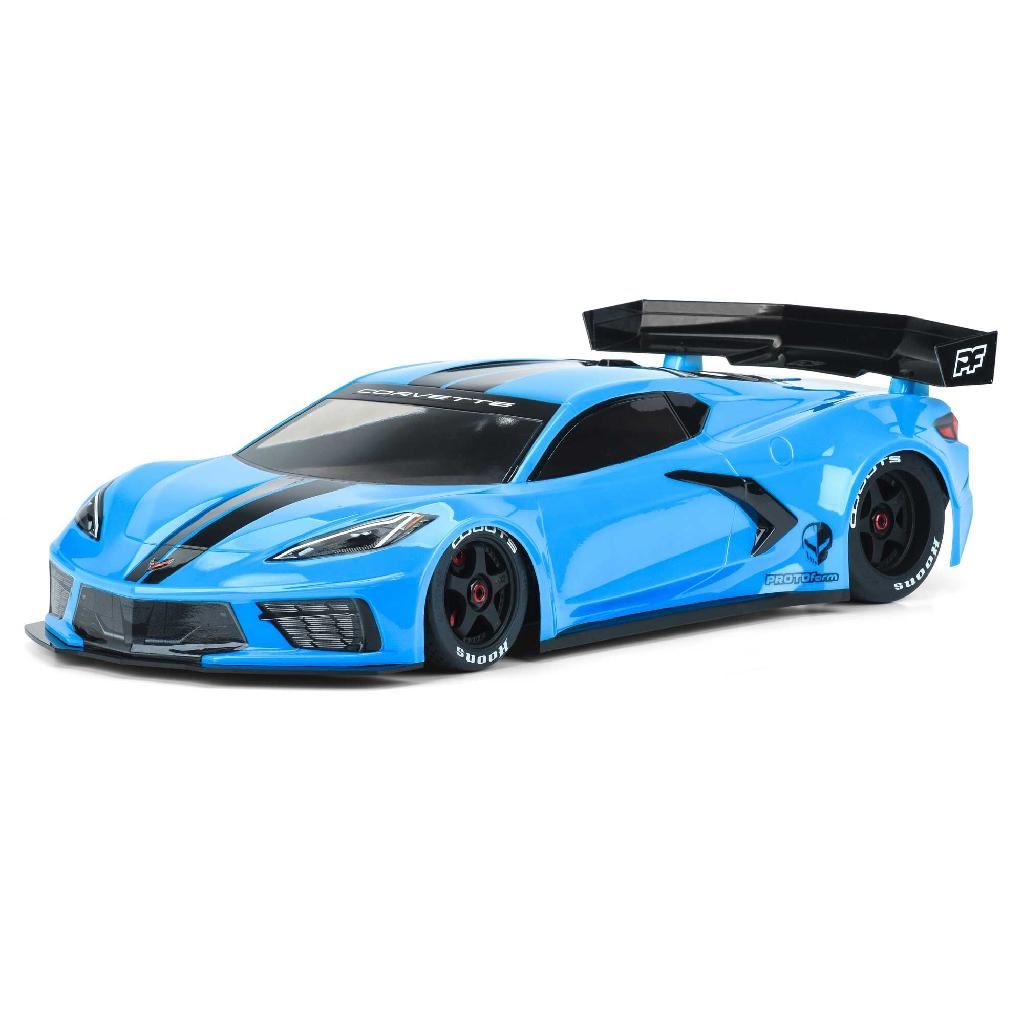 PRM 1/7 Chevrolet Corvette C8 Clear Body: ARRMA Felony & Infract