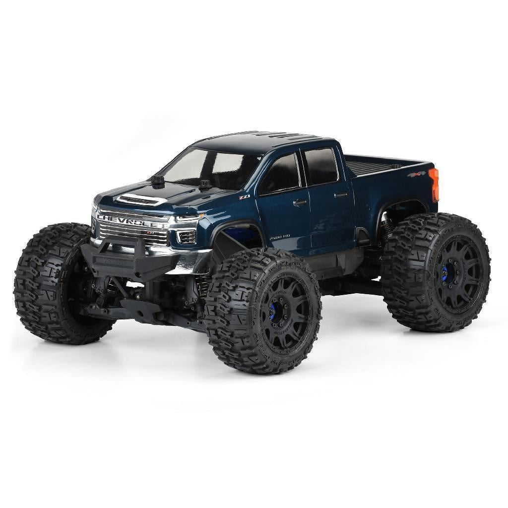 Proline 1/8 2021 Chevy Silverado 2500 Hd Clear Body:  E-Revo 2.0 & M