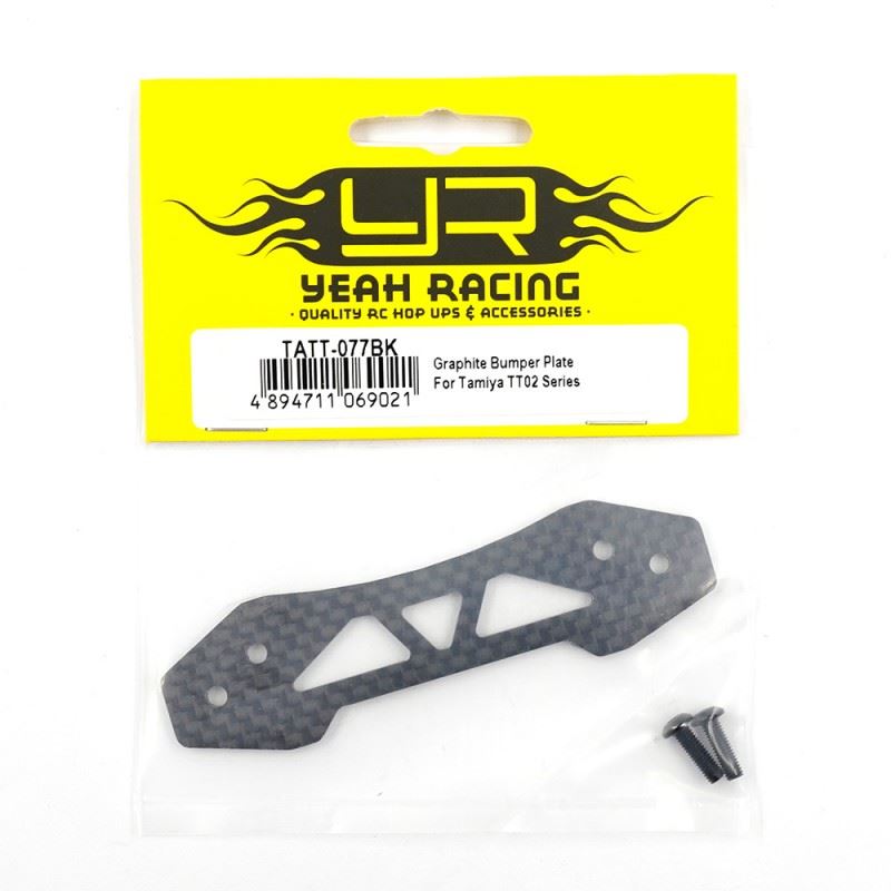 Yeah Racing Graphite Bumper Plate For Tamiya Tt02 Series