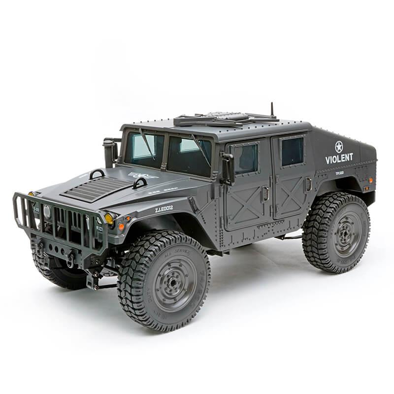 E-Zee Rc 1/16 4Wd Rc Hummer Military Truck - Black