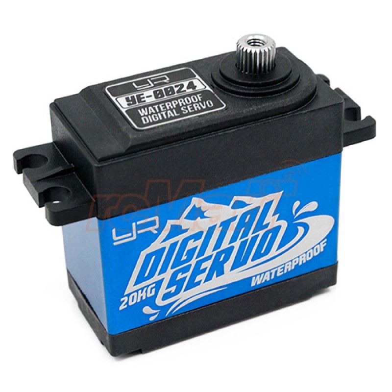 Yeah Racing 20kg Waterproof Super Torque Digital Servo Blue For 1/10 Crawler Buggy