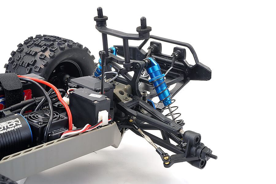 FTX RAMRAIDER 1/10 BRUSHLESS MONSTER TRUCK RTR - GREEN/BLUE