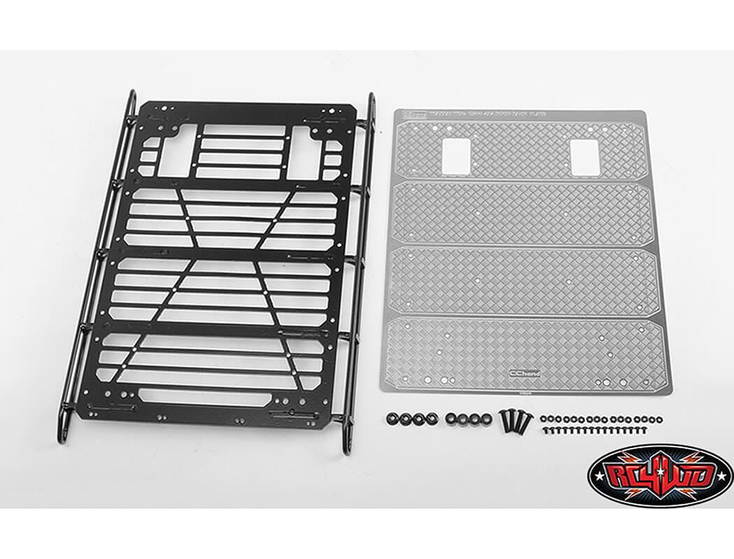 RC4WD COMMAND ROOF RACK W/DIAMOND PLATE FOR TRAXXAS TRX-4 MERCEDES-BENZ G-500