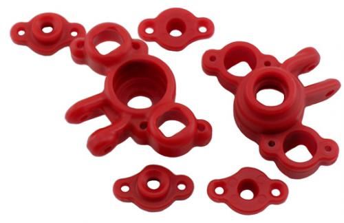 RPM Axle Carriers For Traxxas 1/16 Mini E-Revo/Slash Red