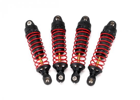 TRAXXAS Shocks, GTR hard-anodised, PTFE-coated aluminium with TiN sh