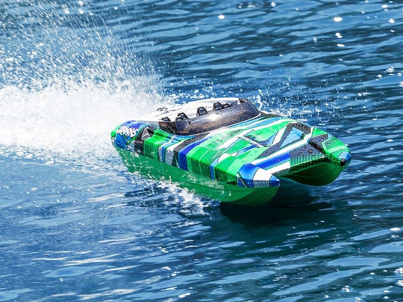 Traxxas DCM M41 Catamaran 40in VXL Brushless TSM - Green R