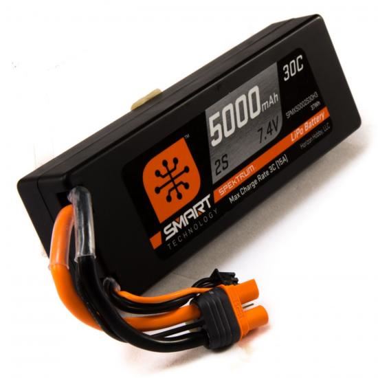 Spektrum 5000mah 2S 7.4V 30C: HC, IC3 (SPMX50002S30H3)