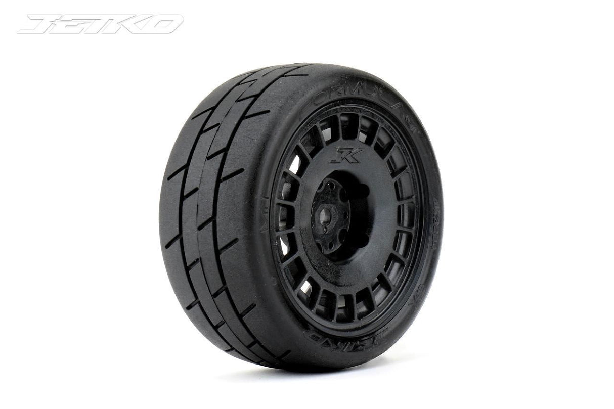 Jetko Ex Formula 1/10 Slicks Tyre Black Wheel 12Mm Hex (4)