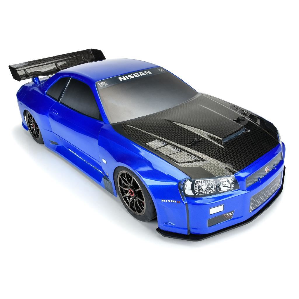 PRM 1/7 2002 Nissan Skyline GT-R R34 Painted Body (Blue): Infrac