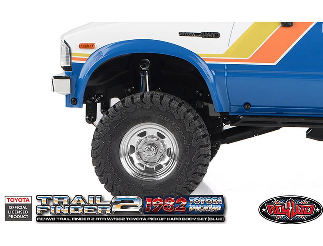 Rc4Wd Trail Finder2 Rtr With 1982 Toyota Pickup Hard Body Blue