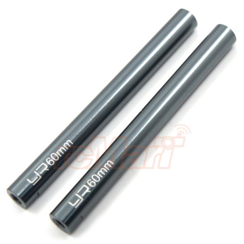 Yeah Racing Threaded Aluminum M3 Link Pipe 6x60mm 2pcs GunMetal