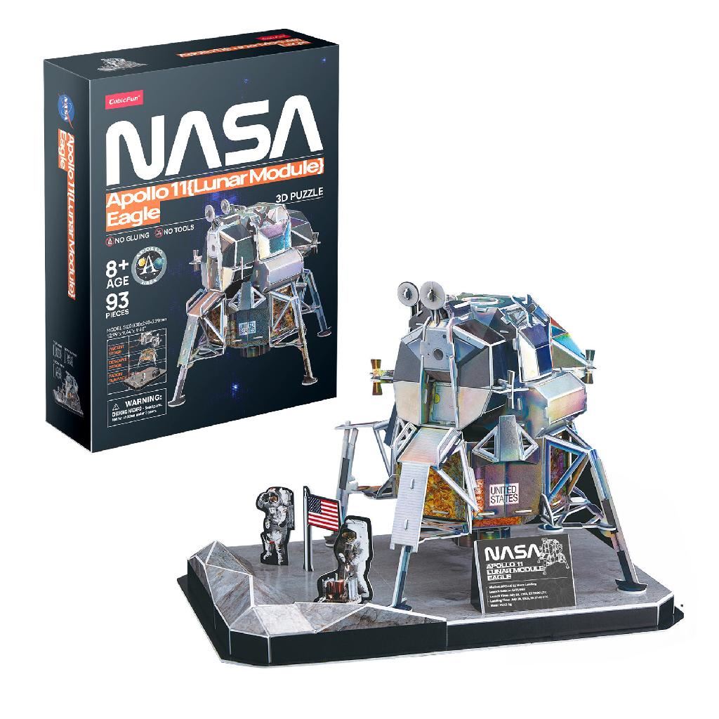 Cubicfun Nasa Apollo 11 Lunar Module Eagle (93 Pieces)
