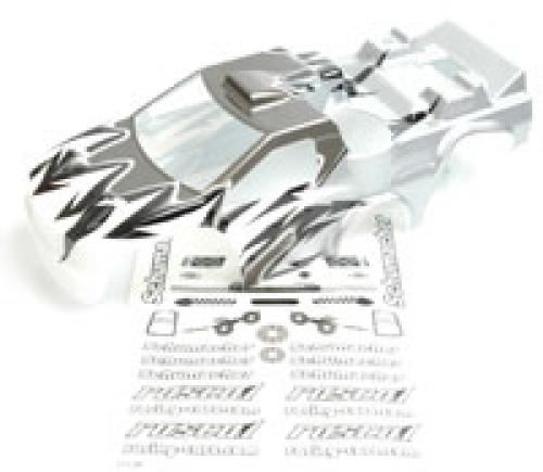 Schumacher Body & Decal; Silver - Rascal