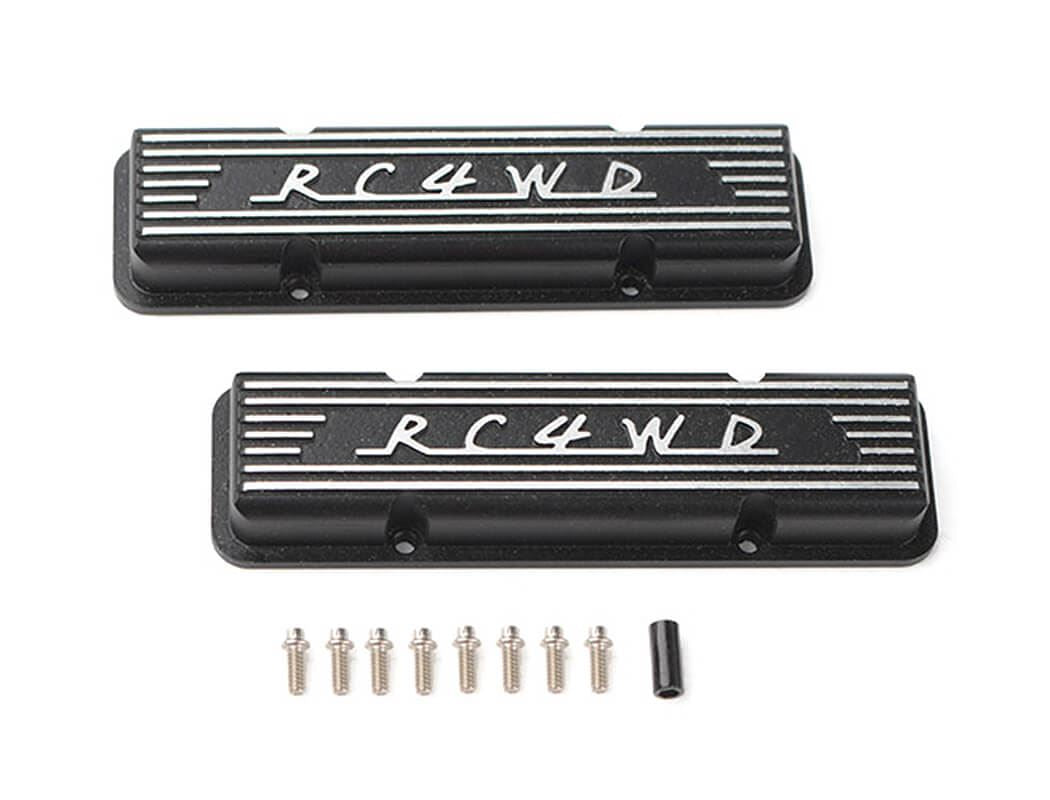 Rc4Wd Aluminium Valve Covers For Scale V8 Engine (Black)