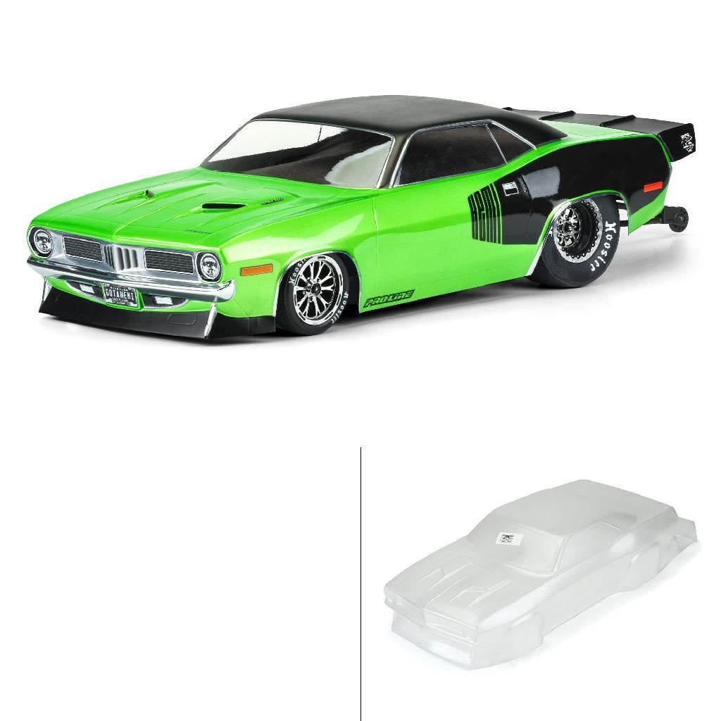 Proline 1/10 1972 Plymouth Barracuda Clear Body: Drag Car