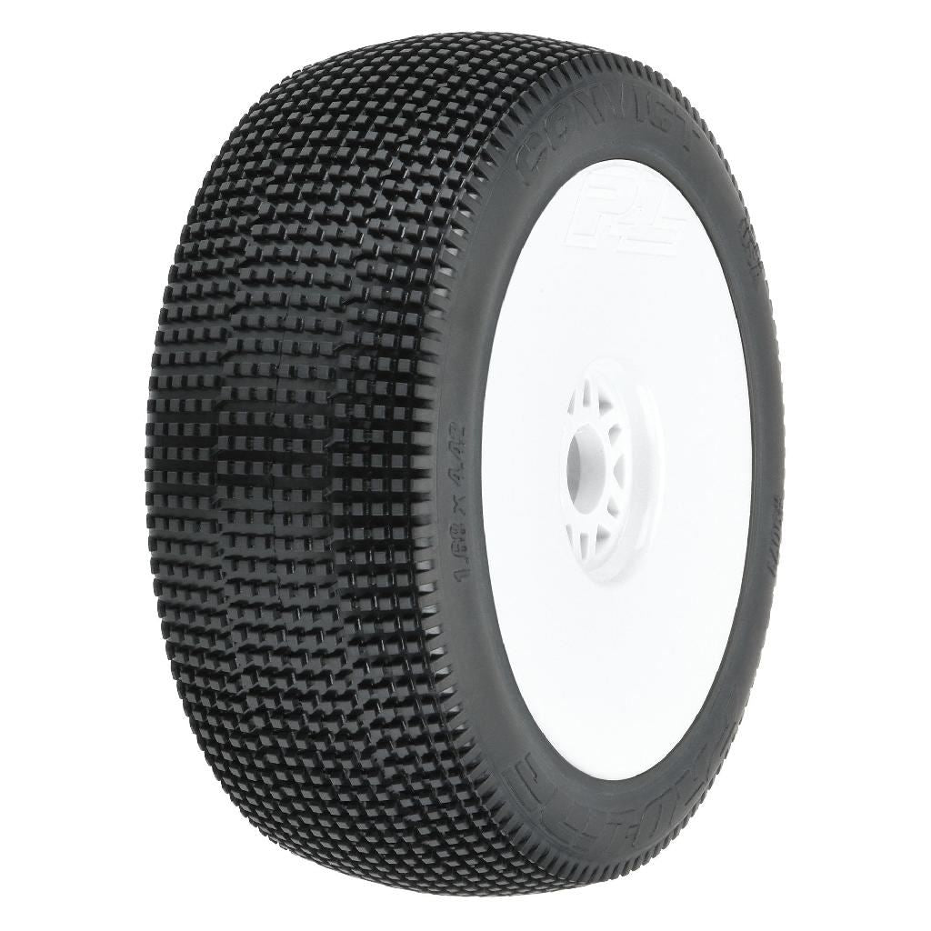 Proline 1/8 Convict S3 Front/Rear Buggy Tires Mounted 17mm White Whe