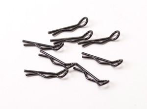 Core RC Schumacher Small Body Clip 1/10 - Gloss Black (8)