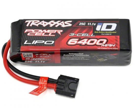 TRAXXAS 6400mAh 11.1V 3S 25C LiPo ID Battery