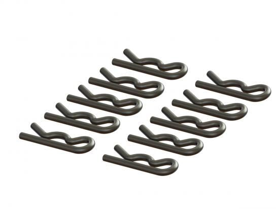 ARRMA Body Clip Black Small (10)