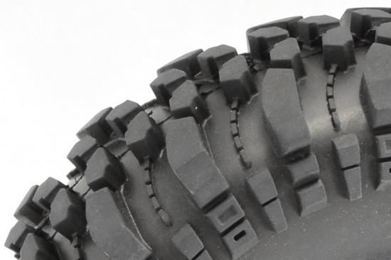 FASTRAX 1:10 CRAWLER ROCKO 1.9 MOUNTED SCALE WHEEL BLACK