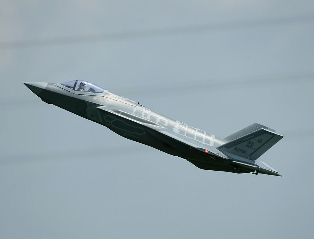 Xfly 64Mm F-35 Lightning Edf 750Mm No Retract Without Tx/Rx/Batt