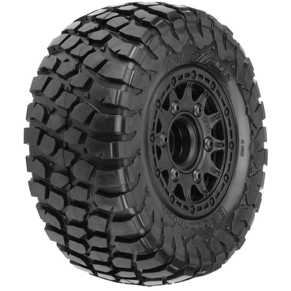 Proline 1/10 Bfg Kr2 M2 Front/Rear 2.2In/3.0In Sc Mounted 12mm Blk Rai