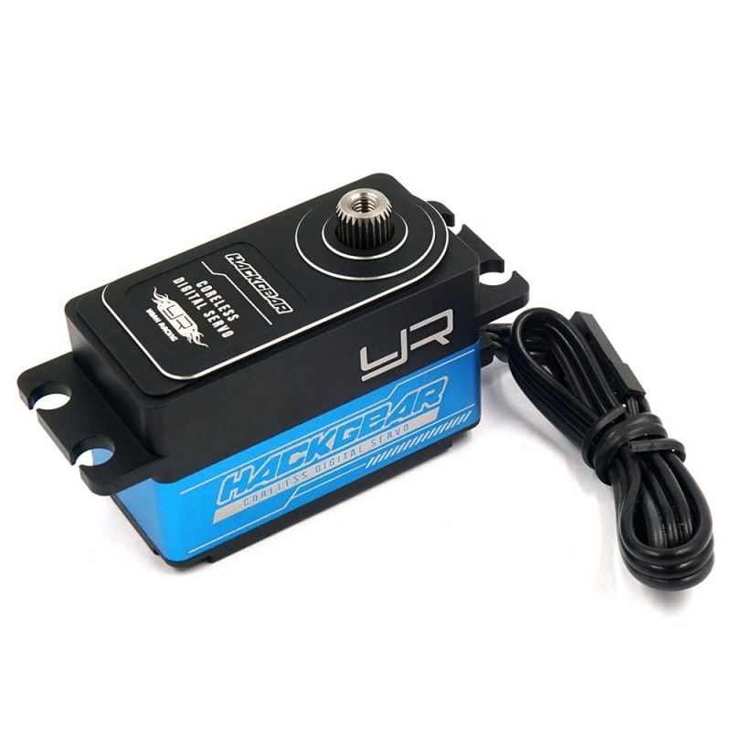 Yeah Racing Aluminum Case Low Profile Digital High Speed Coreless Servo For 1/10 RC Blue