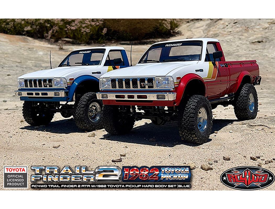 Rc4Wd Trail Finder2 Rtr With 1982 Toyota Pickup Hard Body Blue