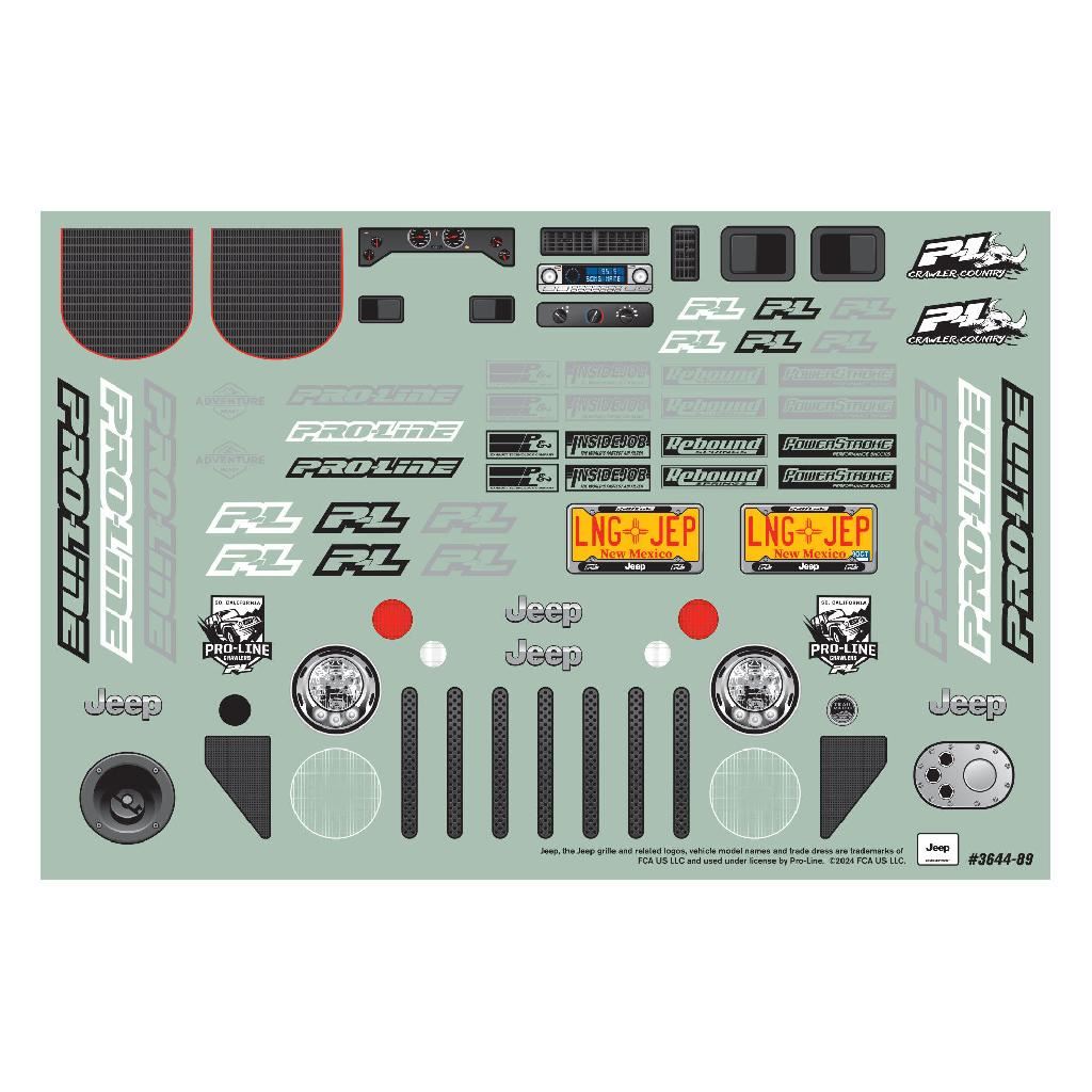 Pro 1/10 2004 Jeep Lj Clear Body/Trail Cage 12.3In Wheelbase Craw