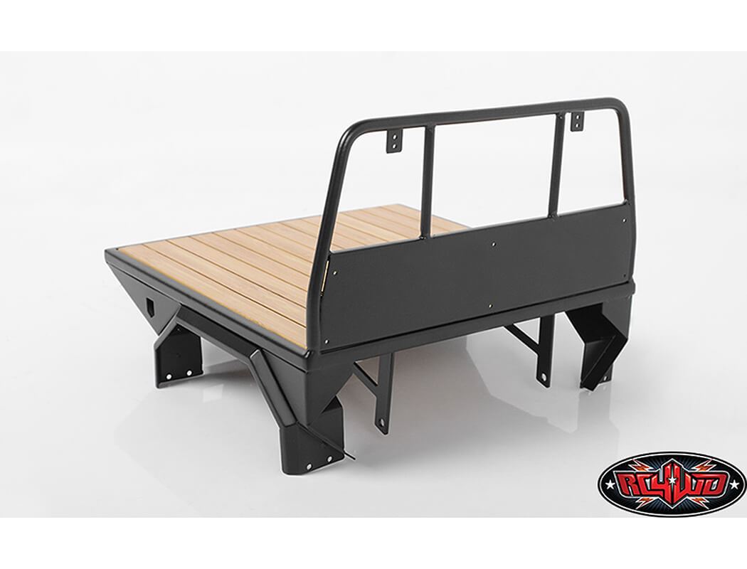 RC4WD WOOD FLATBED W/MUDFLAPS FOR MOJAVE II FOUR DOOR BODY SET