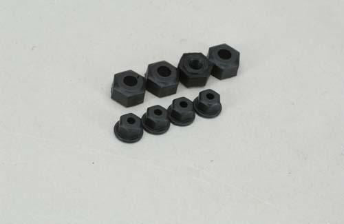 XTM Racing Lock Nut-Asst(Pk8) - E.X-Cellerator
