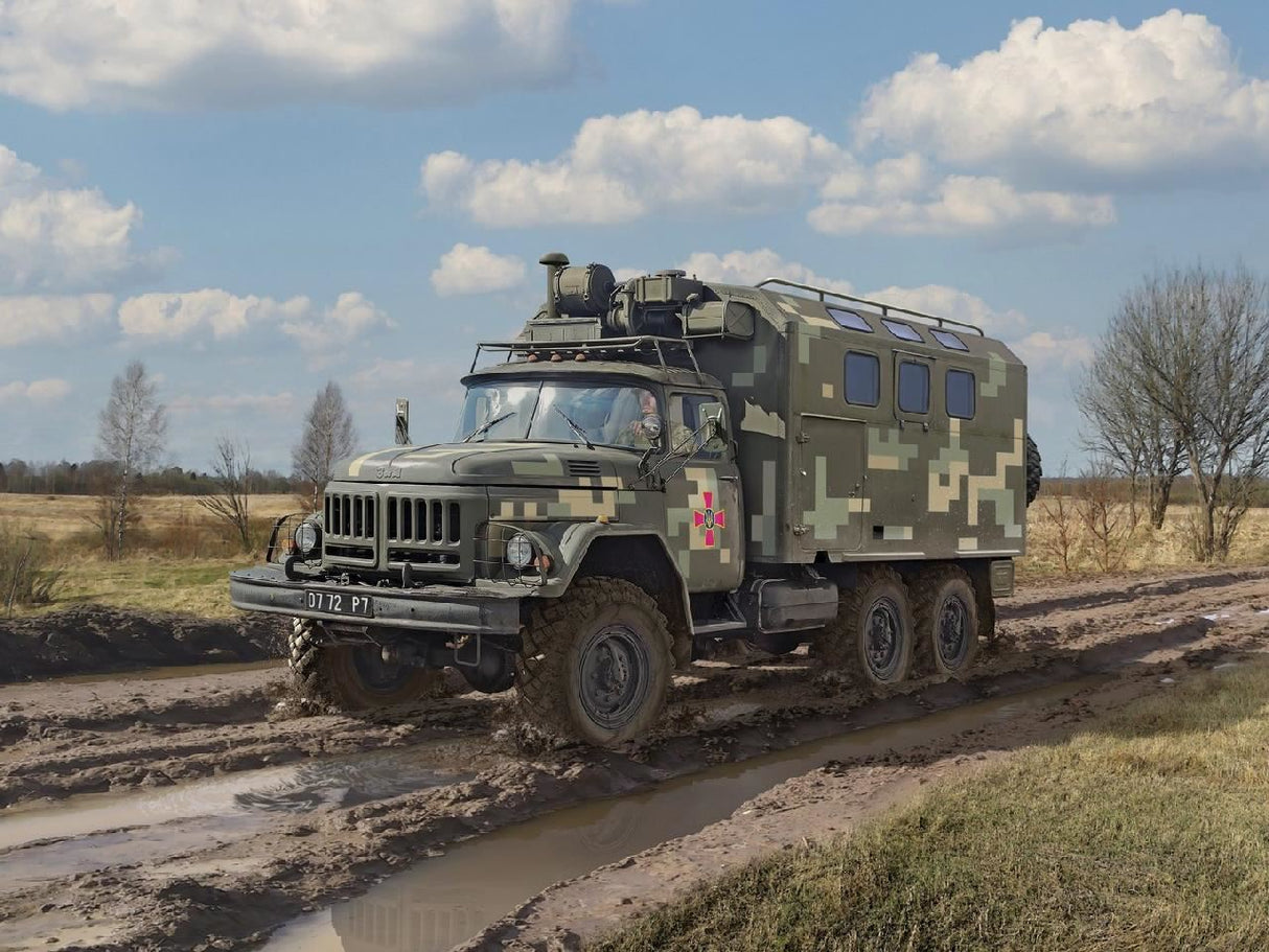 Icm Zil-131 Of The Armed Forces Of Ukraine With Driver Figure