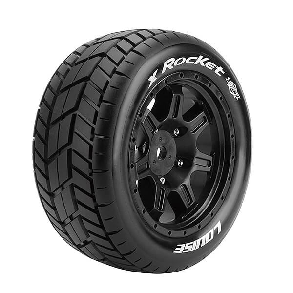 LOUISE RC X-ROCKET BLACK MOUNTED X-MAXX HEX24MM