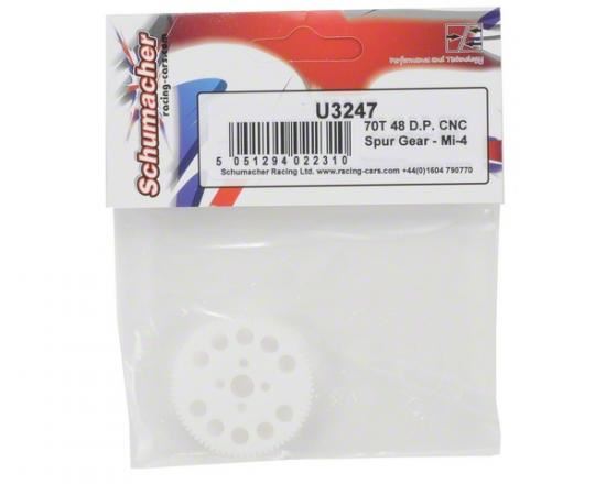 Schumacher 70T 48DP CNC Spur Gear - Mi-3