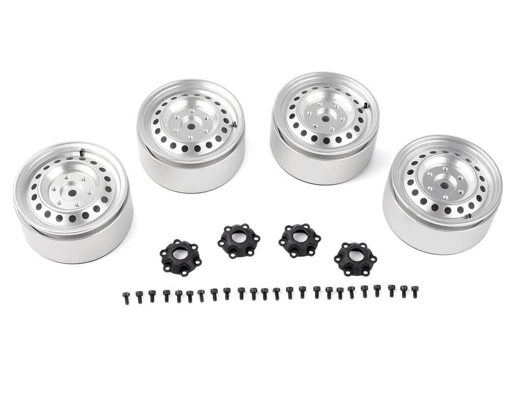 RC4WD RAD 1.9 ALUMINUM INTERNAL BEADLOCK WHEELS (SILVER)