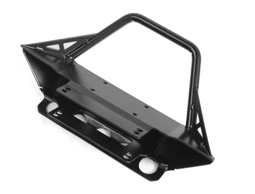 RC4WD ROUGH STUFF METAL FRONT BUMPER W/ FLOOD LIGHTS FOR AXIAL 1/10 SCX10 III JEEP (GLADIATOR/WRANGL