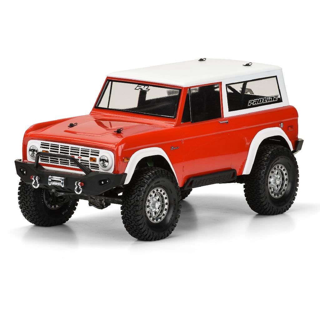 Proline 1/10 1973 Ford Bronco Clear Body 12In (305mm) Wheelbase Crawl