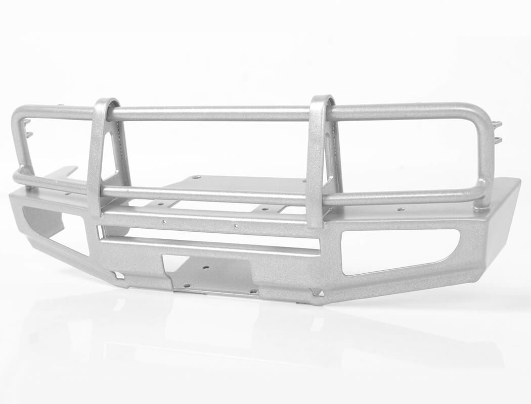 RC4WD TRIFECTA FRONT BUMPER, SLIDERS & SIDE BARS FOR LAND CRUISER LC70 BODY (SILVER)