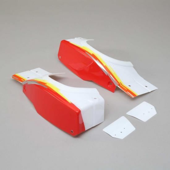 Losi L/R Rear Fender Set, Red: Super Baja Rey (Losi250029)