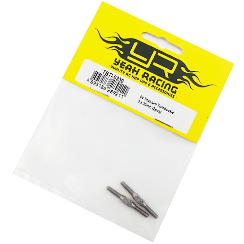 Yeah Racing 64 Titanium Turnbuckle 3x30mm 2pcs