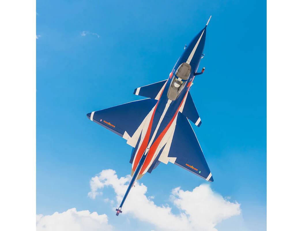 Fms 64Mm Edf J-10 With Reflex V3 Blue