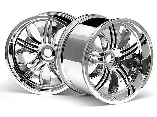 HPI Tremor Wheel Chrome (115X70mm 7Inch/2Pcs)